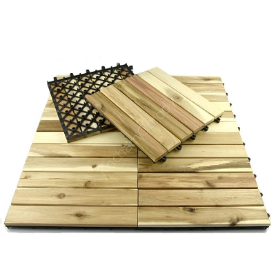 Podest tarasowy drewniany akacja surowa 6 klepek